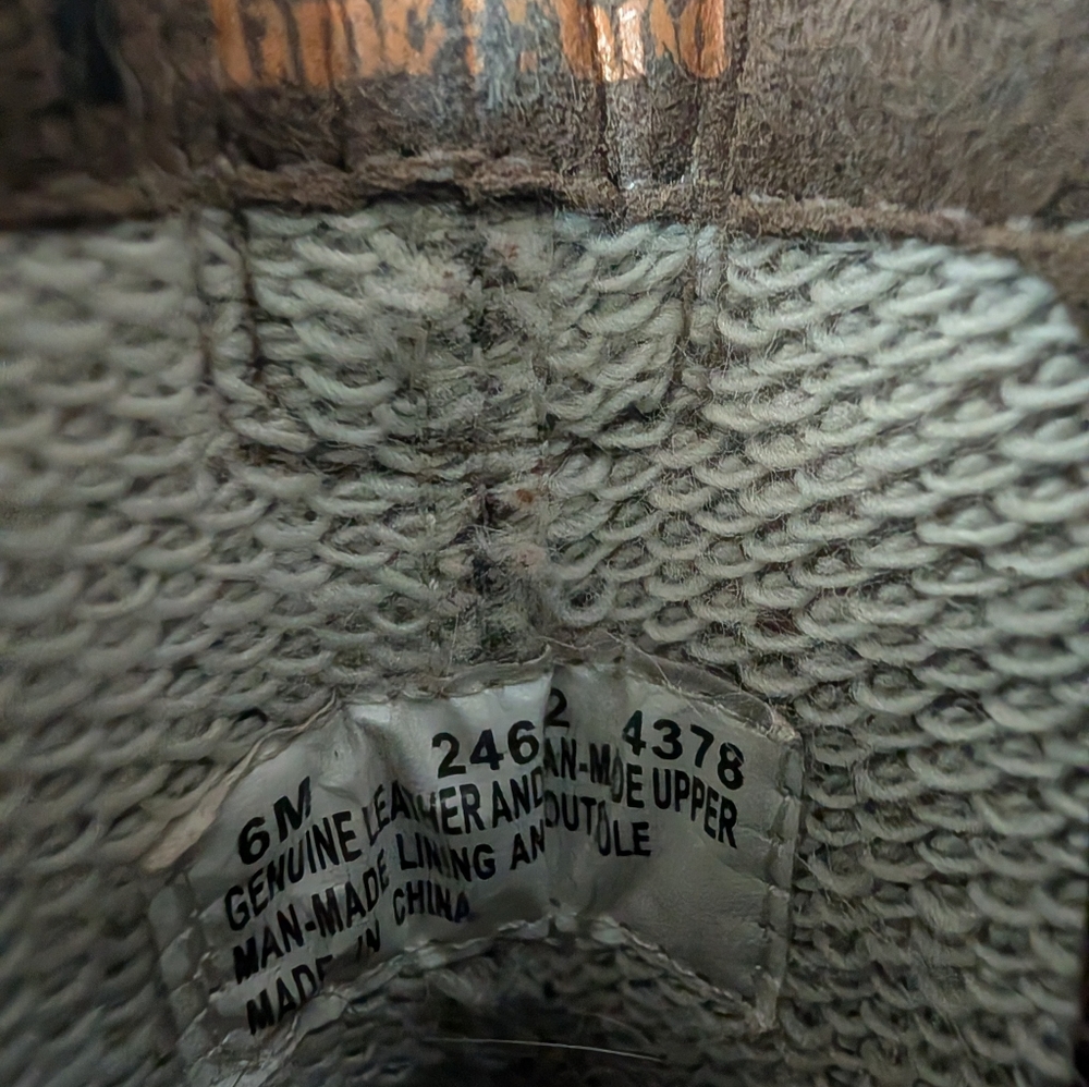 Timberland Brown Leather Boots Womens Size 6 - Picture 6 of 6